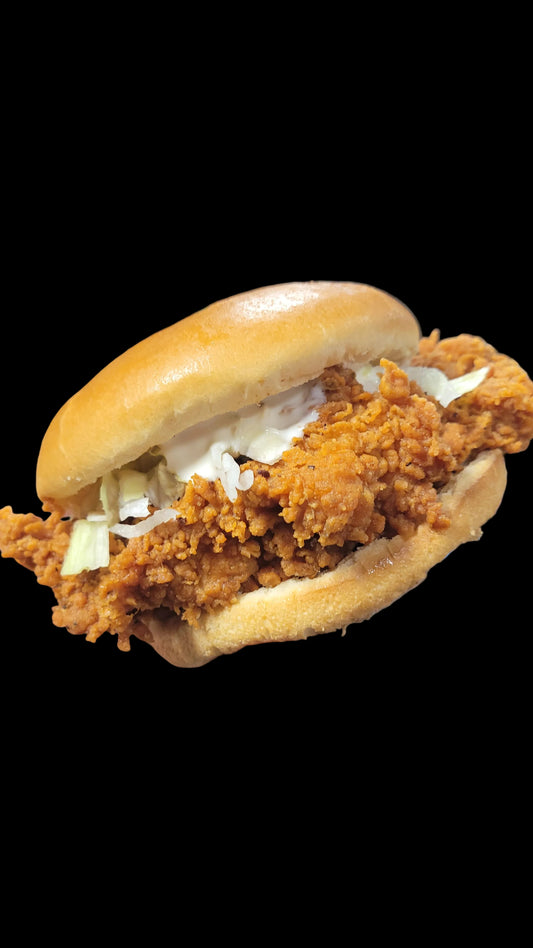 Plain chicken fillet burger 200g